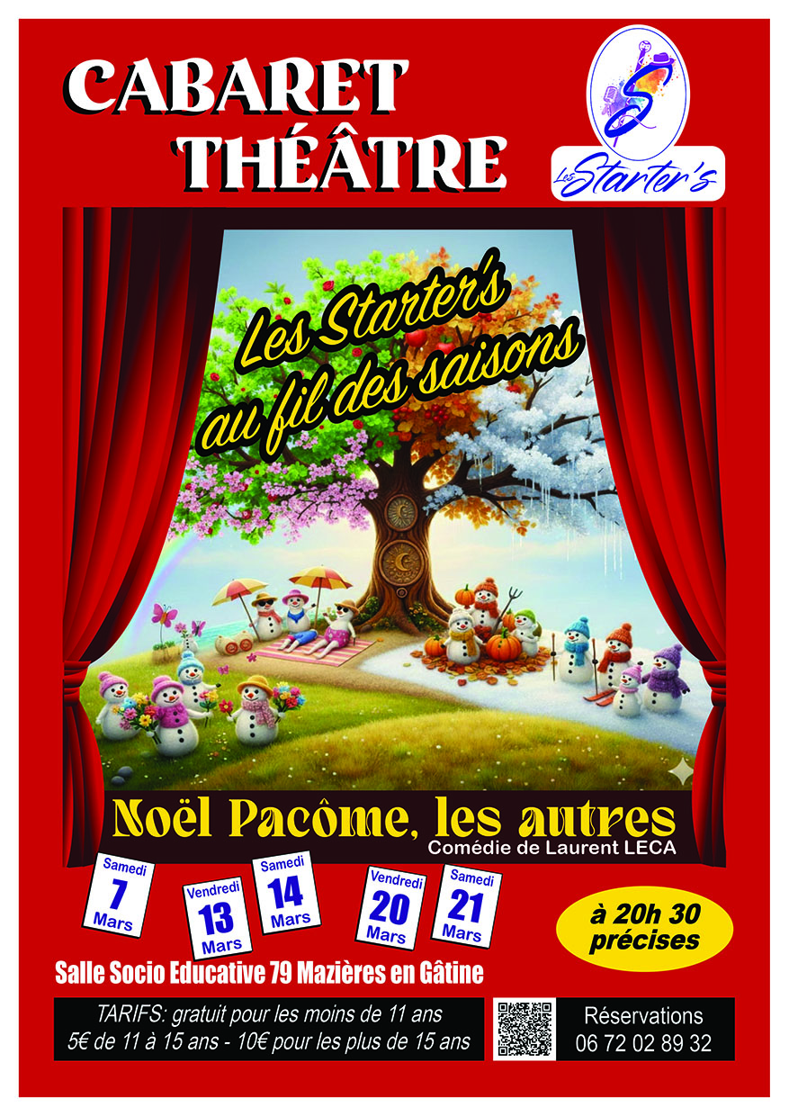 Cabaret Théâtre : Les Starter's au fil des saisons